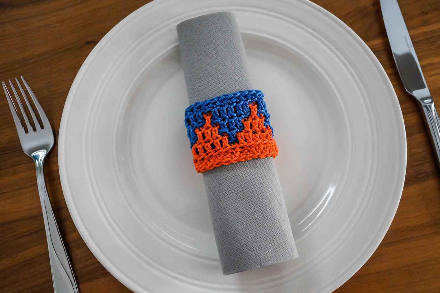 Mosaic Crochet Napkin Ring Pattern