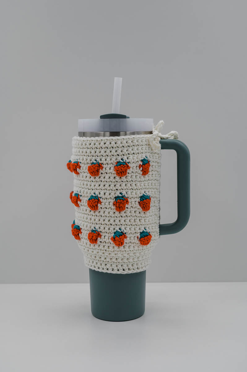 Strawberry Crochet Stanley Quencher Cover Pattern