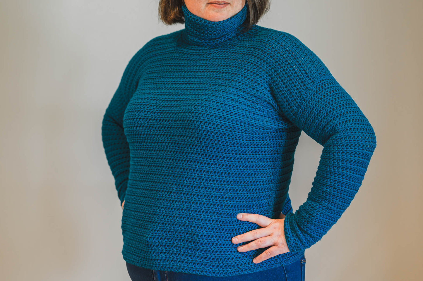 Turtleneck Sweater Crochet Pattern