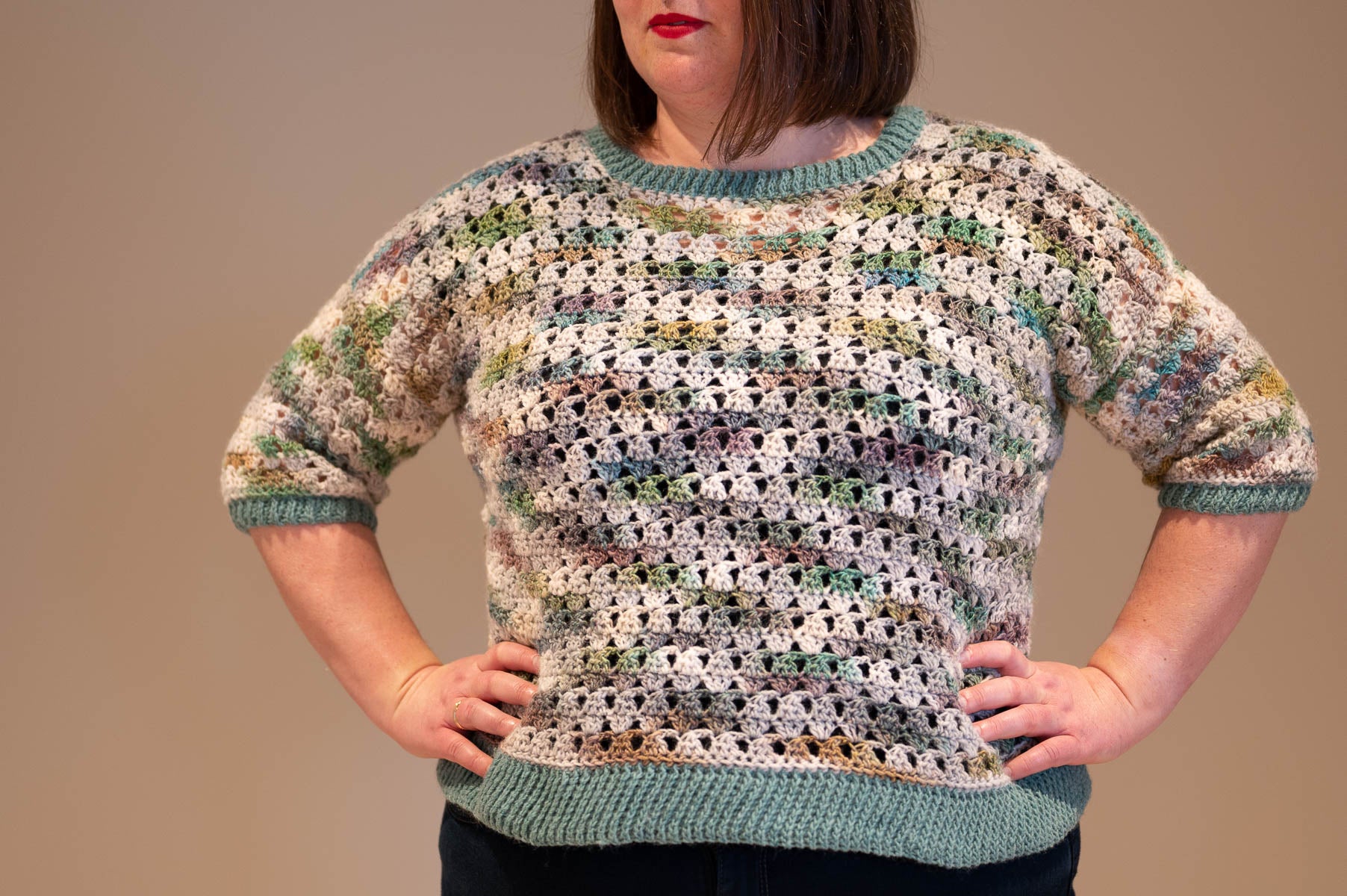 3/4 Sleeves Crochet Sweater Pattern – Joy of Motion Crochet