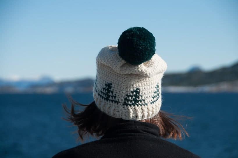 christmas trees crochet hat free crochet pattern