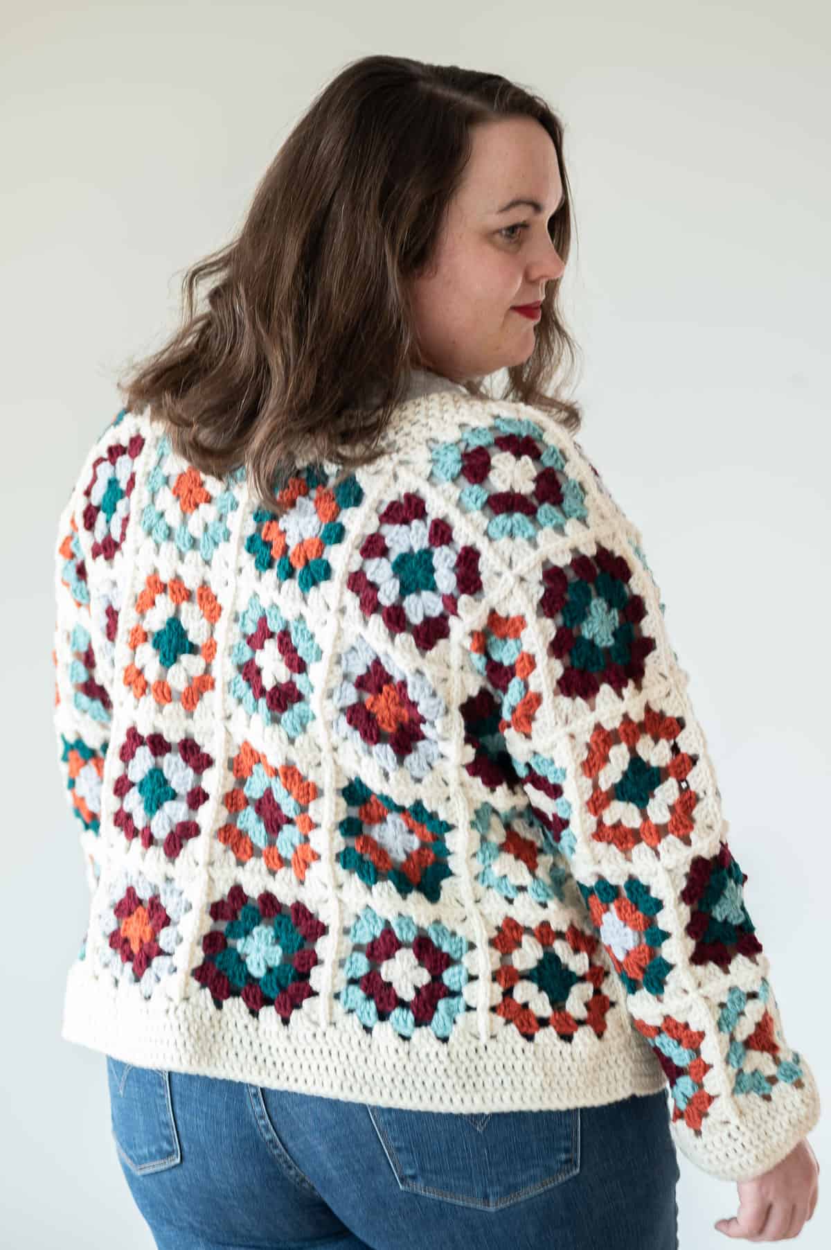Crochet Granny Square Sweater Pattern