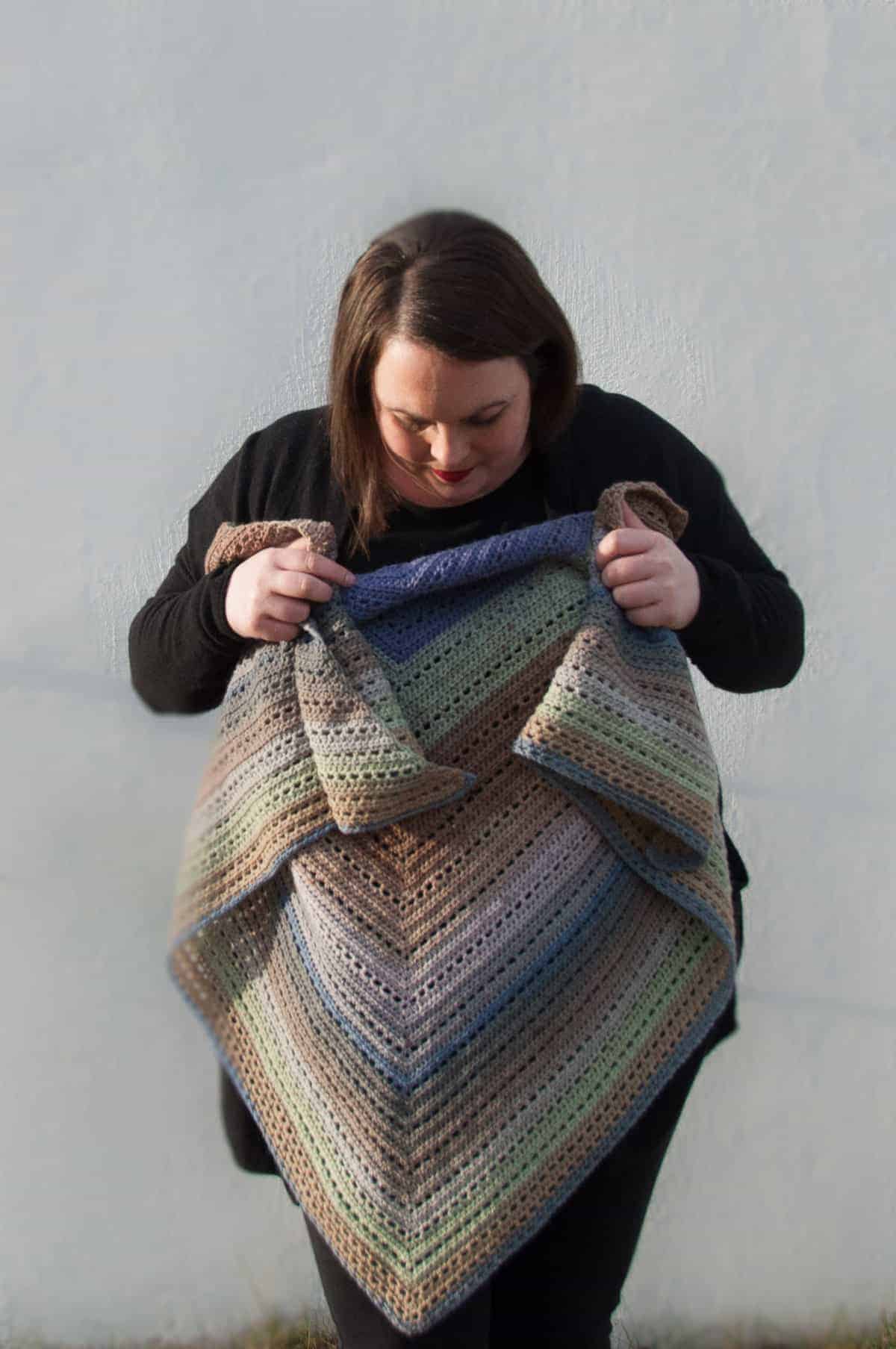 Ice To Bloom Shawl Crochet Pattern