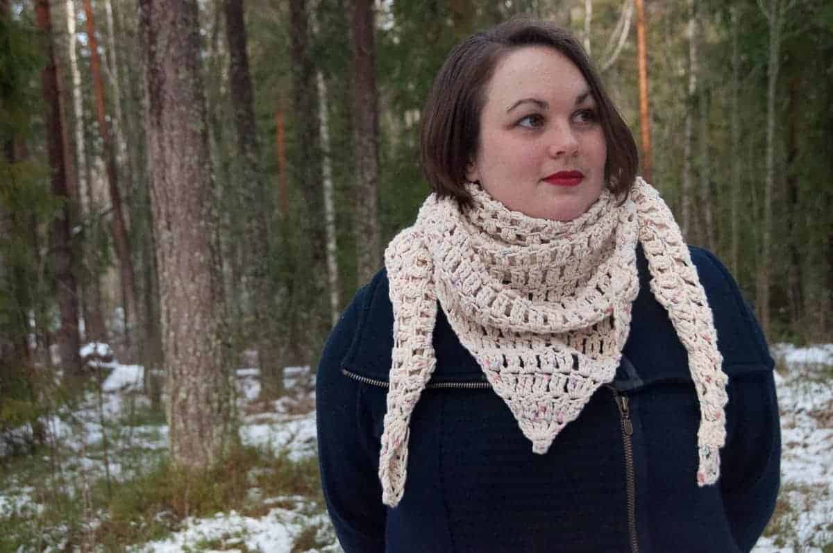 actus shawl crochet pattern design