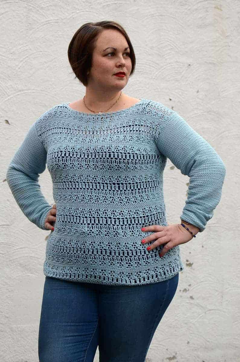 Sweater crochet outlet design