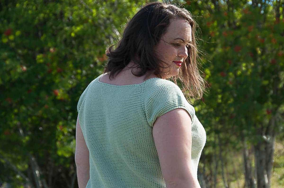 crochet tantum top crochet pattern design - paintbox yarn cotton dk, crochet pattern in size XS to 5XL, plus size available