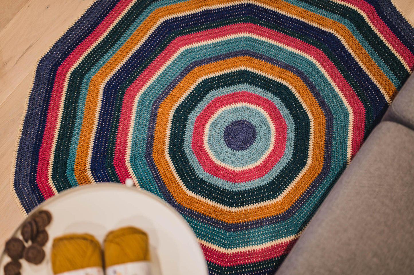 Round Rug Crochet Pattern