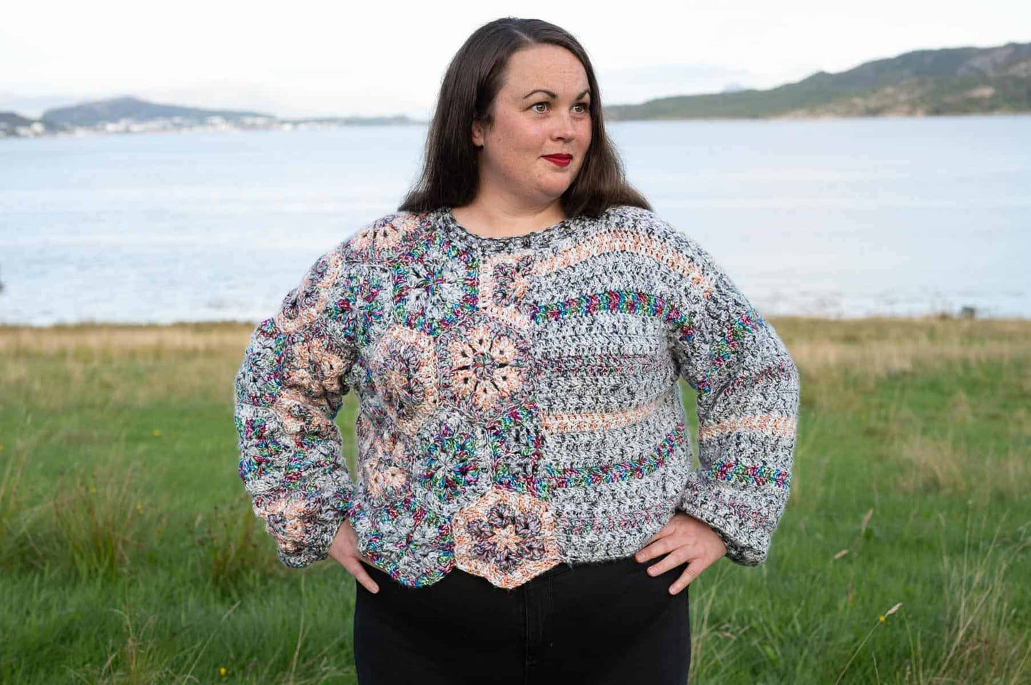 Hexagon Crochet Sweater Crochet Pattern