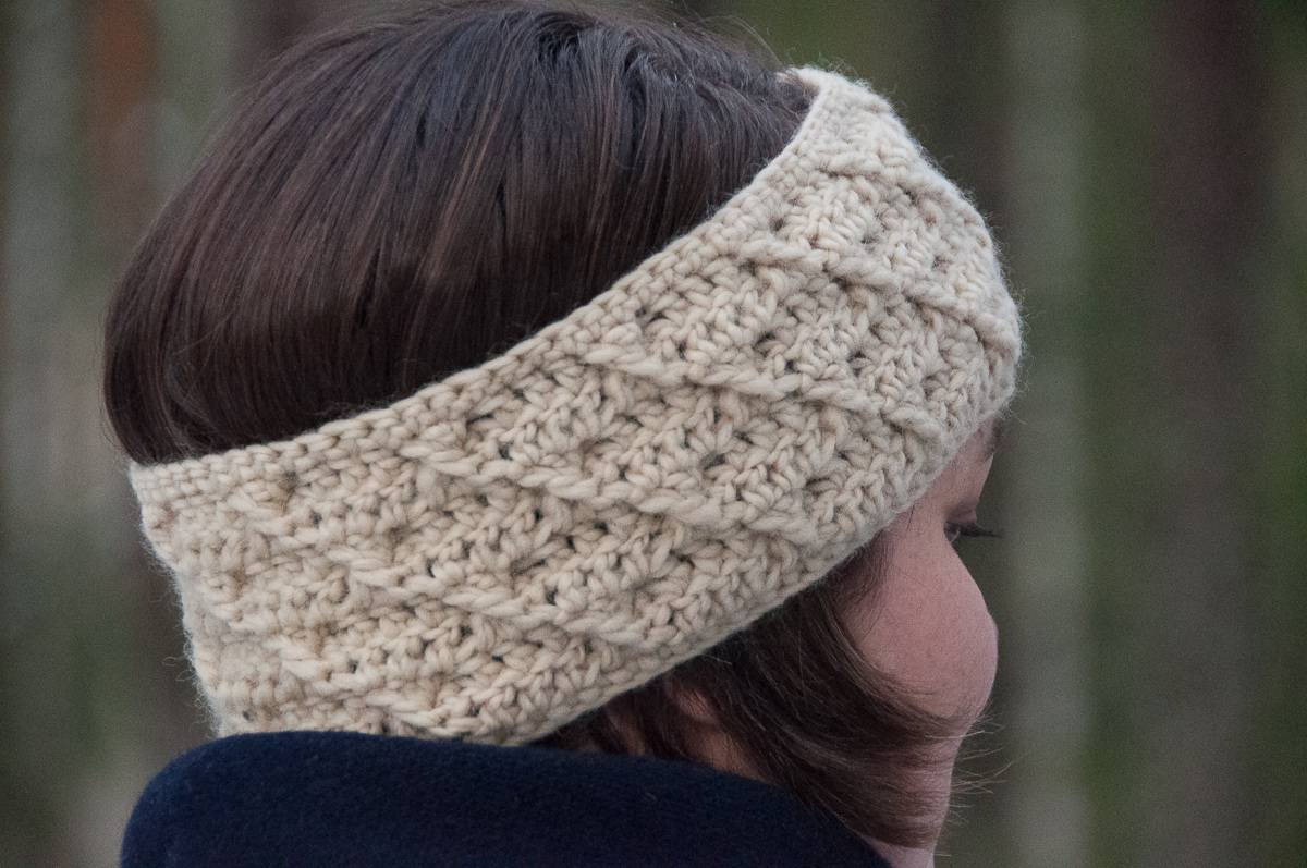 crochet headband with cross pattern crochet pattern design