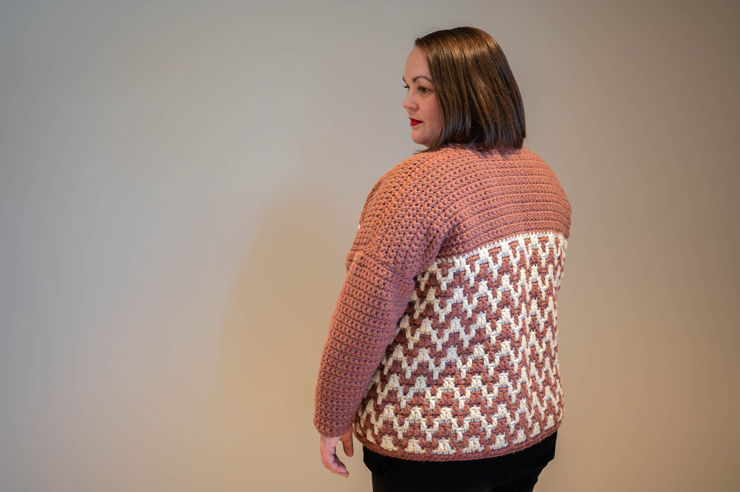 Mosaic Cardigan Crochet Pattern