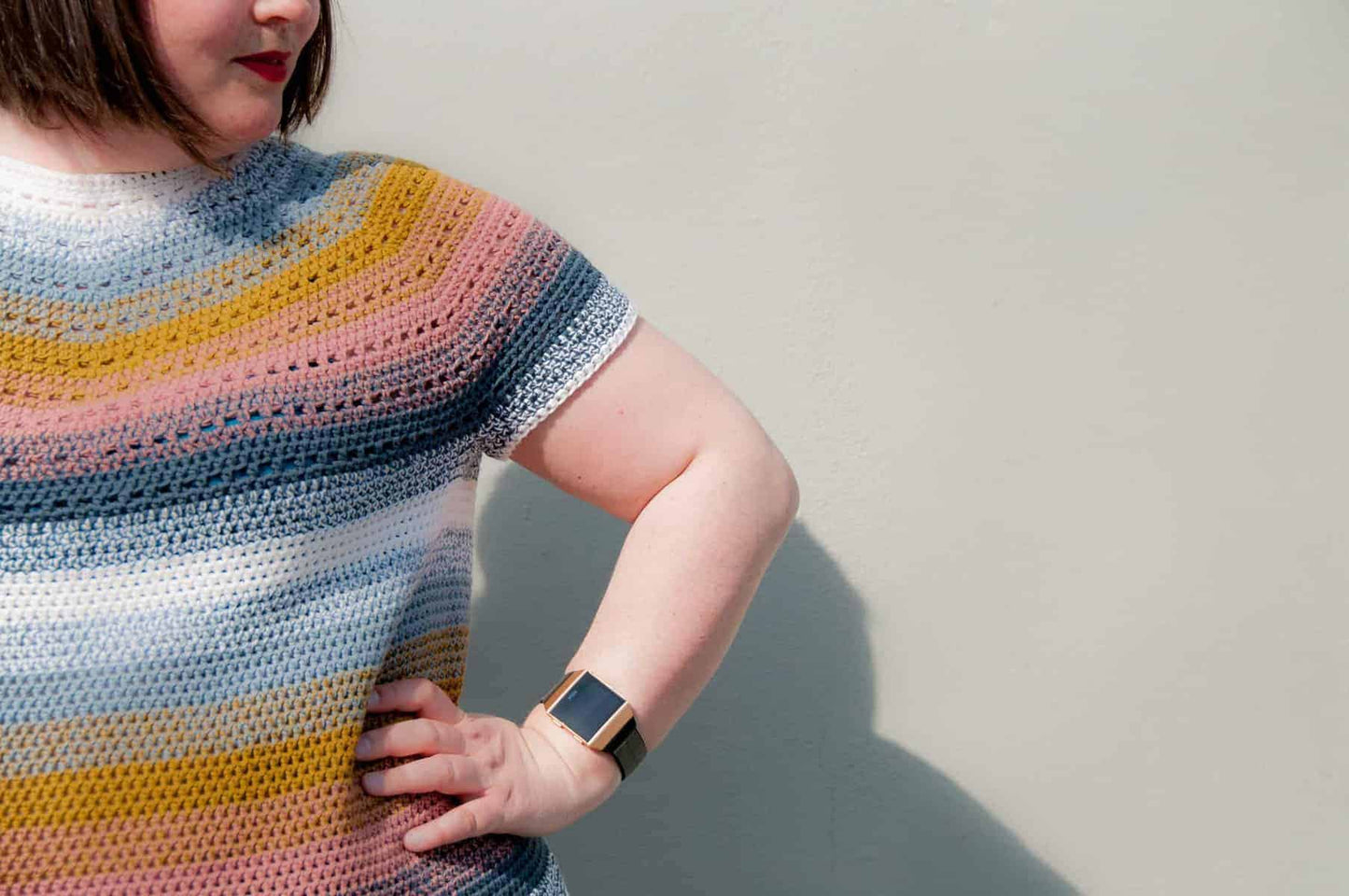 top down summer tee free crochet pattern