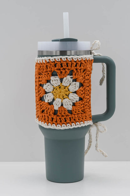 Daisy Crochet Stanley Tumbler Cozy Pattern