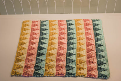 Mosaic Crochet Bath Mat Pattern