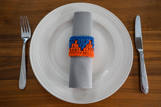 Mosaic Crochet Napkin Ring Pattern