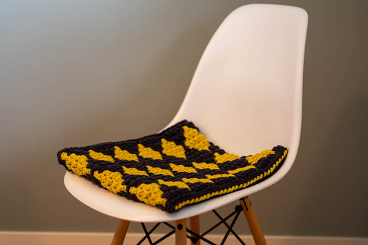 Mosaic Crochet Seat Pad Pattern