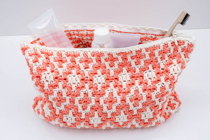 Toiletry Bag Mosaic Crochet Pattern