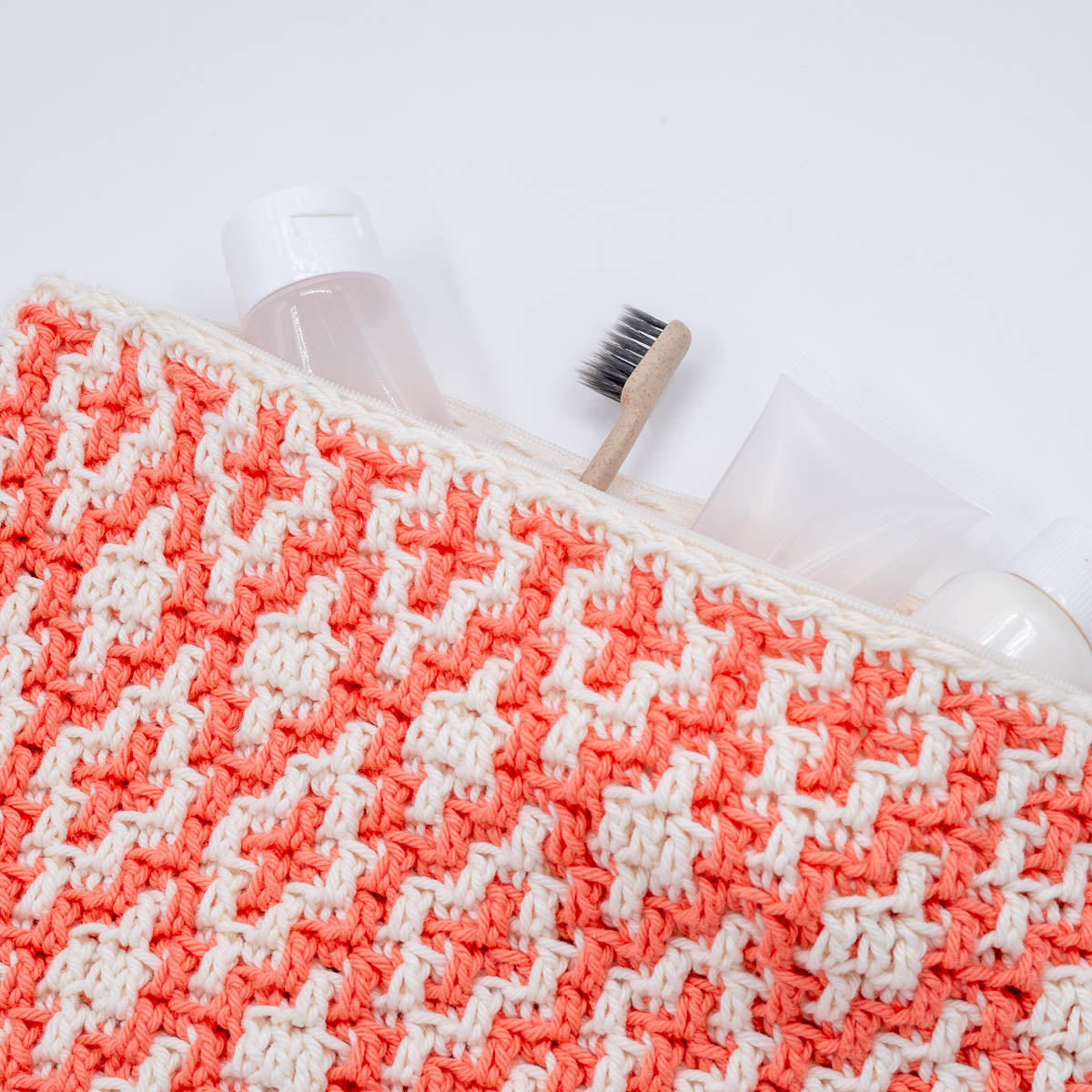 Toiletry Bag Mosaic Crochet Pattern