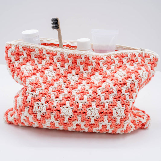 Toiletry Bag Mosaic Crochet Pattern