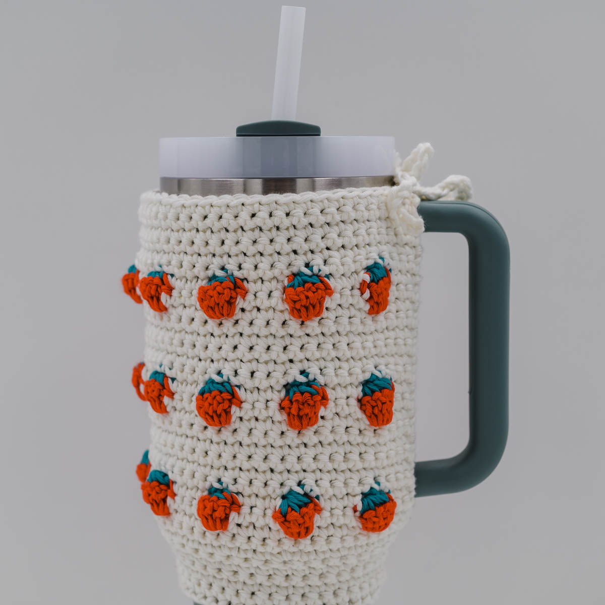 Strawberry Crochet Stanley Quencher Cover Pattern