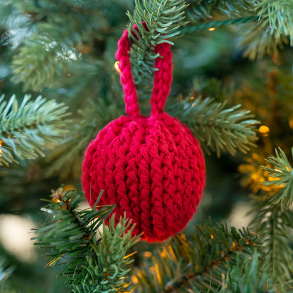 Crochet Christmas Ball Ornament Pattern