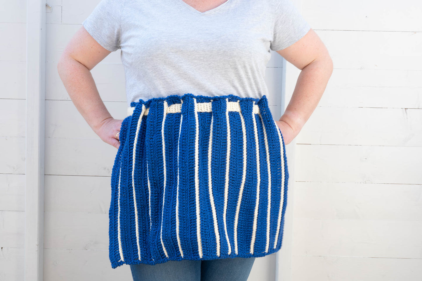 Striped Apron Crochet Pattern