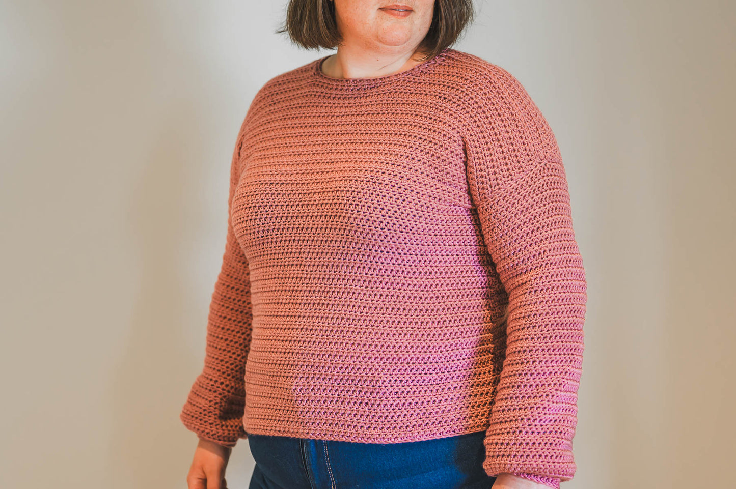 Balloon Sleeve Sweater Crochet Pattern