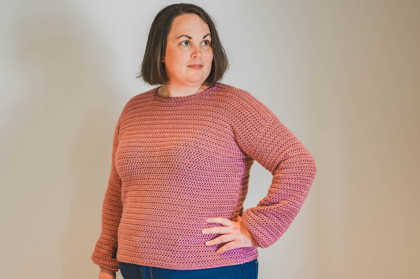 Balloon Sleeve Sweater Crochet Pattern