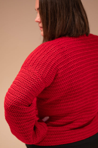 Bell Sleeve Sweater Crochet Pattern