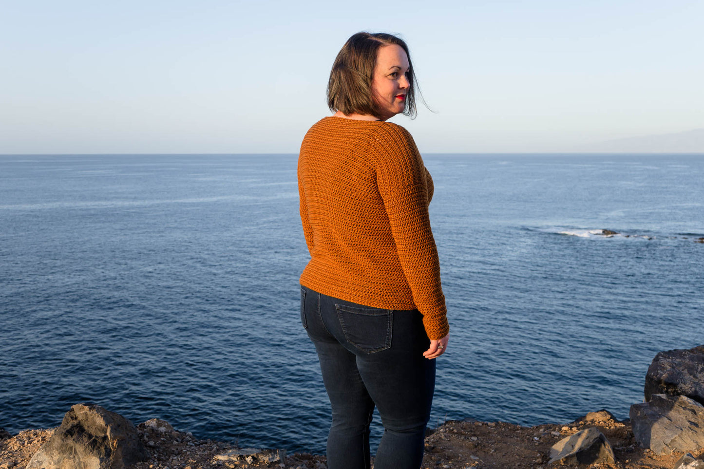 Boat Neck Sweater Crochet Pattern