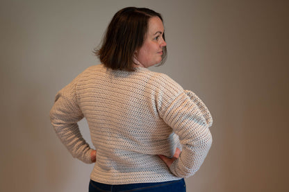 Puff Sleeve Sweater Crochet Pattern