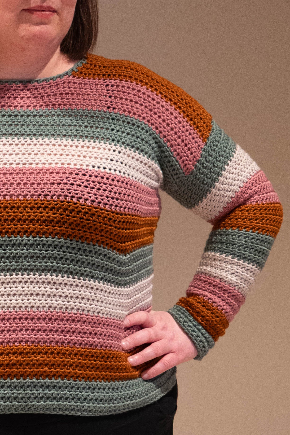 Striped Sweater Crochet Pattern