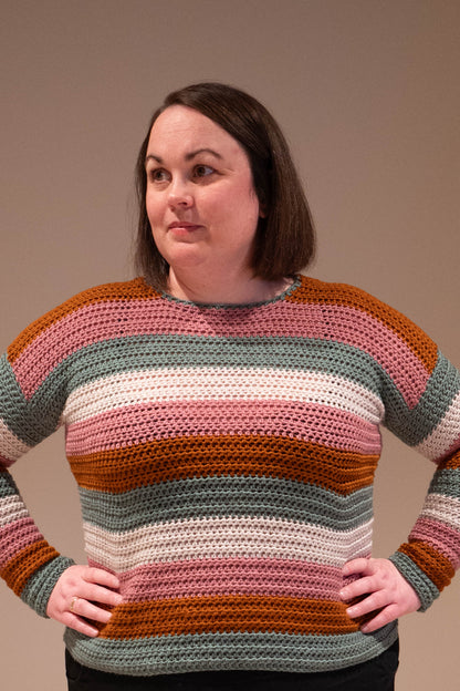 Striped Sweater Crochet Pattern