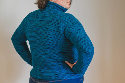 Turtleneck Sweater Crochet Pattern