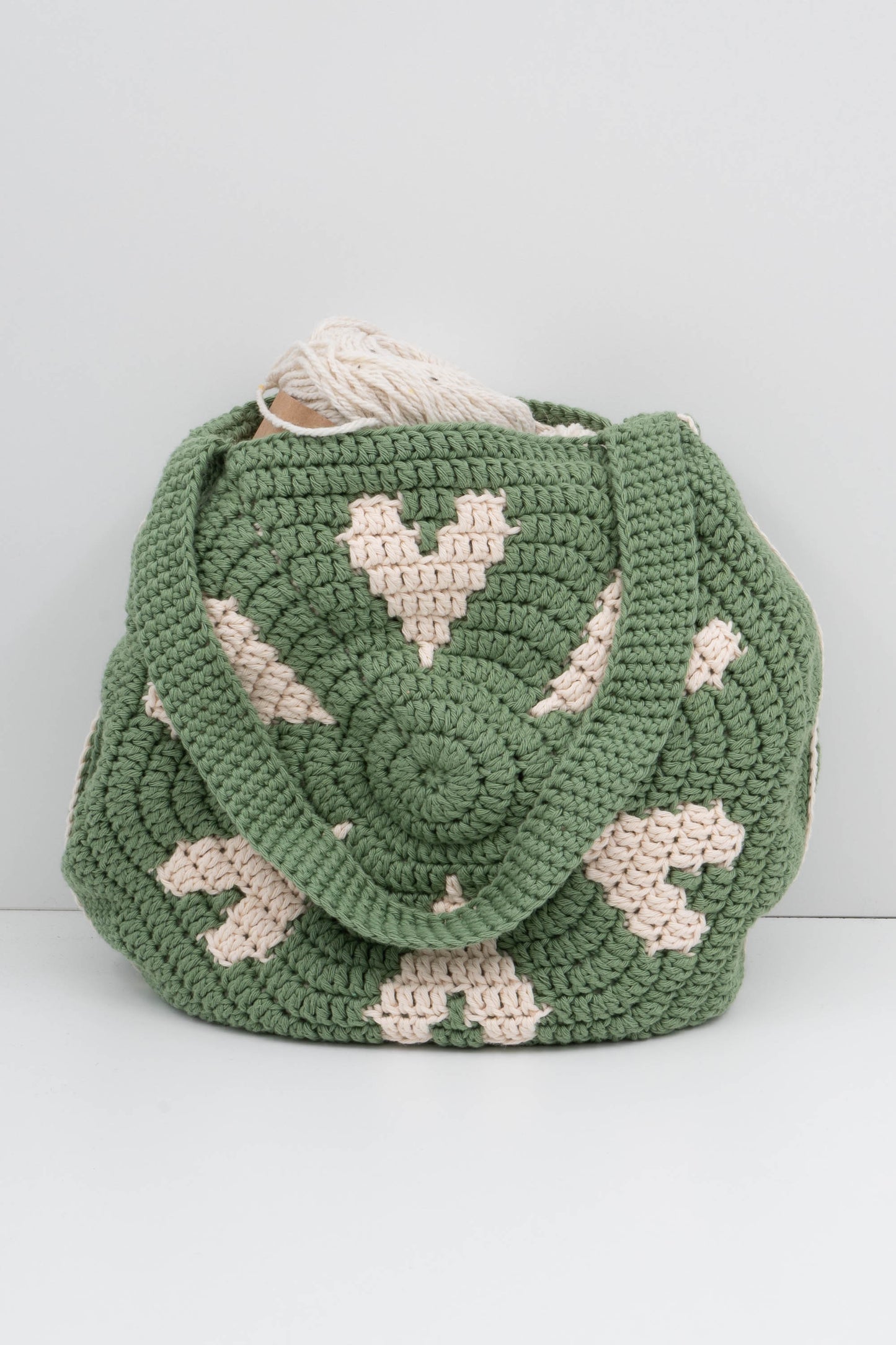 Heart Mosaic Crochet Bag Pattern