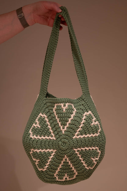 Heart Mosaic Crochet Bag Pattern