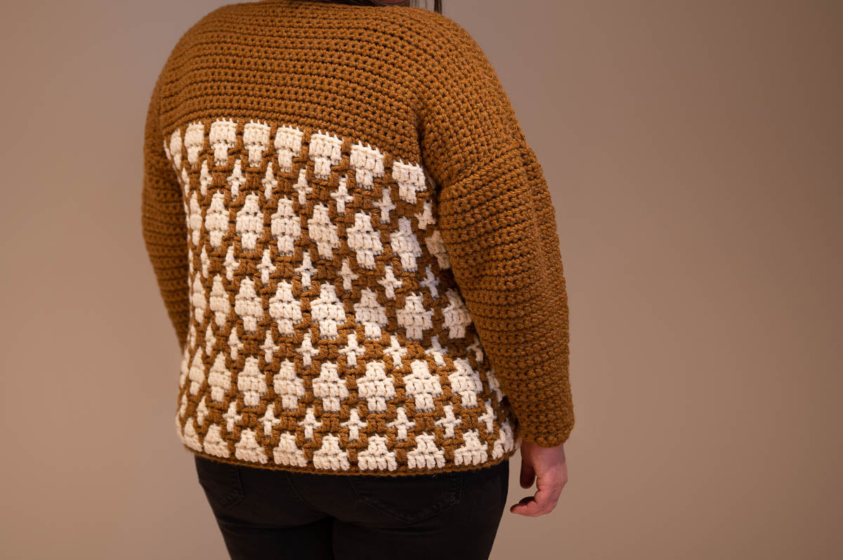 Mosaic Crochet Sweater Pattern