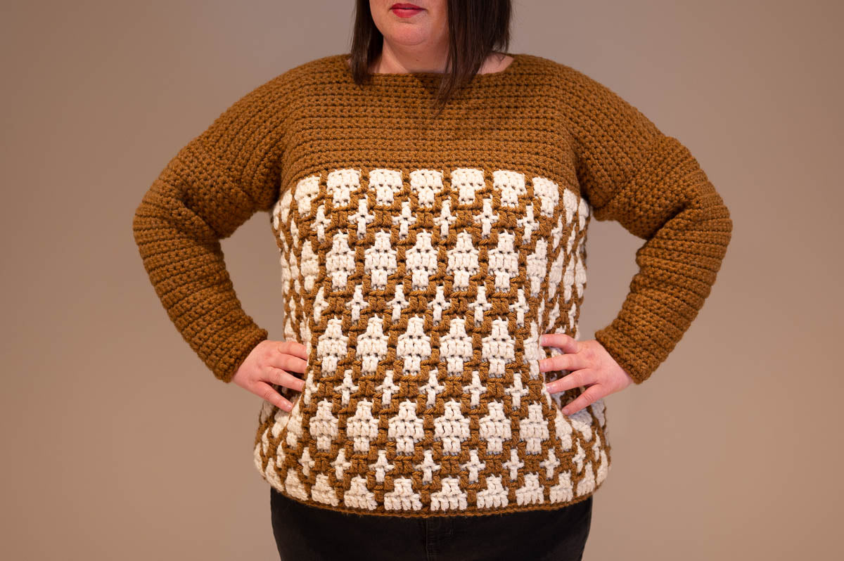 Mosaic Crochet Sweater Pattern