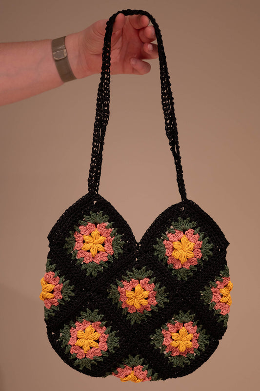 Bloom Granny Square Crochet Bag Pattern