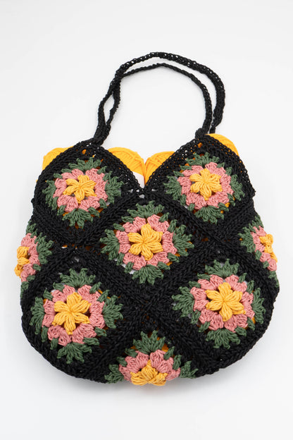 Bloom Granny Square Crochet Bag Pattern