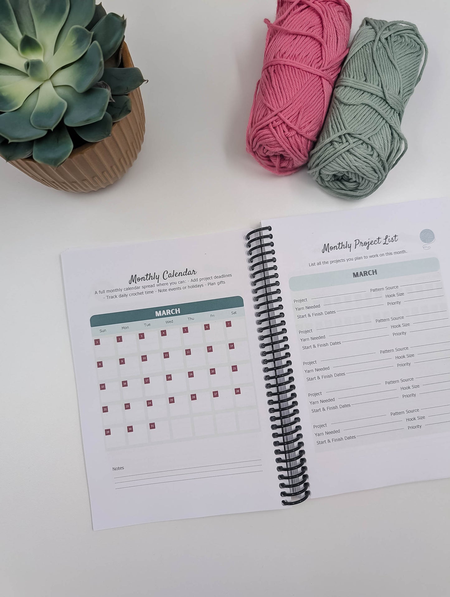 Crochet Planner 2026
