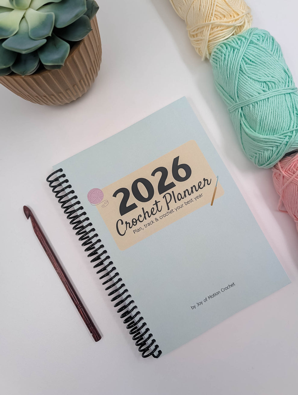 Crochet Planner 2026 – Joy of Motion Crochet