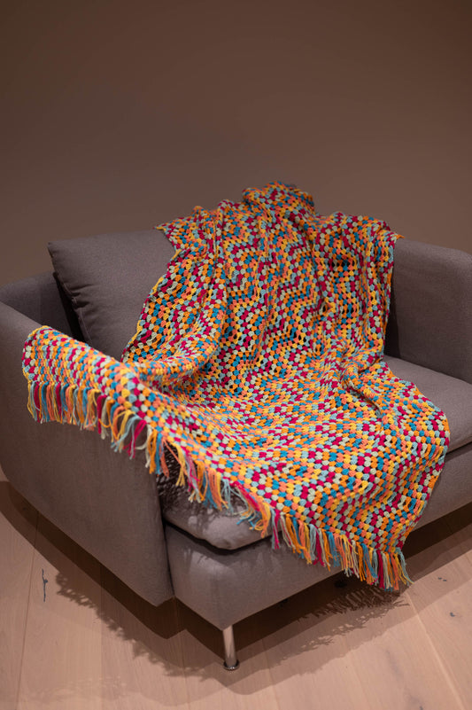 Zig Zag Granny Stitch Blanket Crochet Pattern