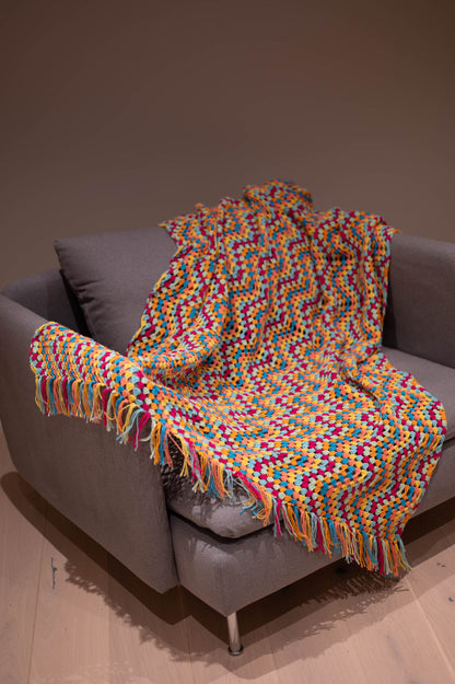 Zig Zag Granny Stitch Blanket Crochet Pattern