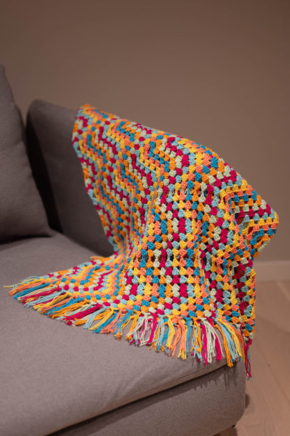 Zig Zag Granny Stitch Blanket Crochet Pattern