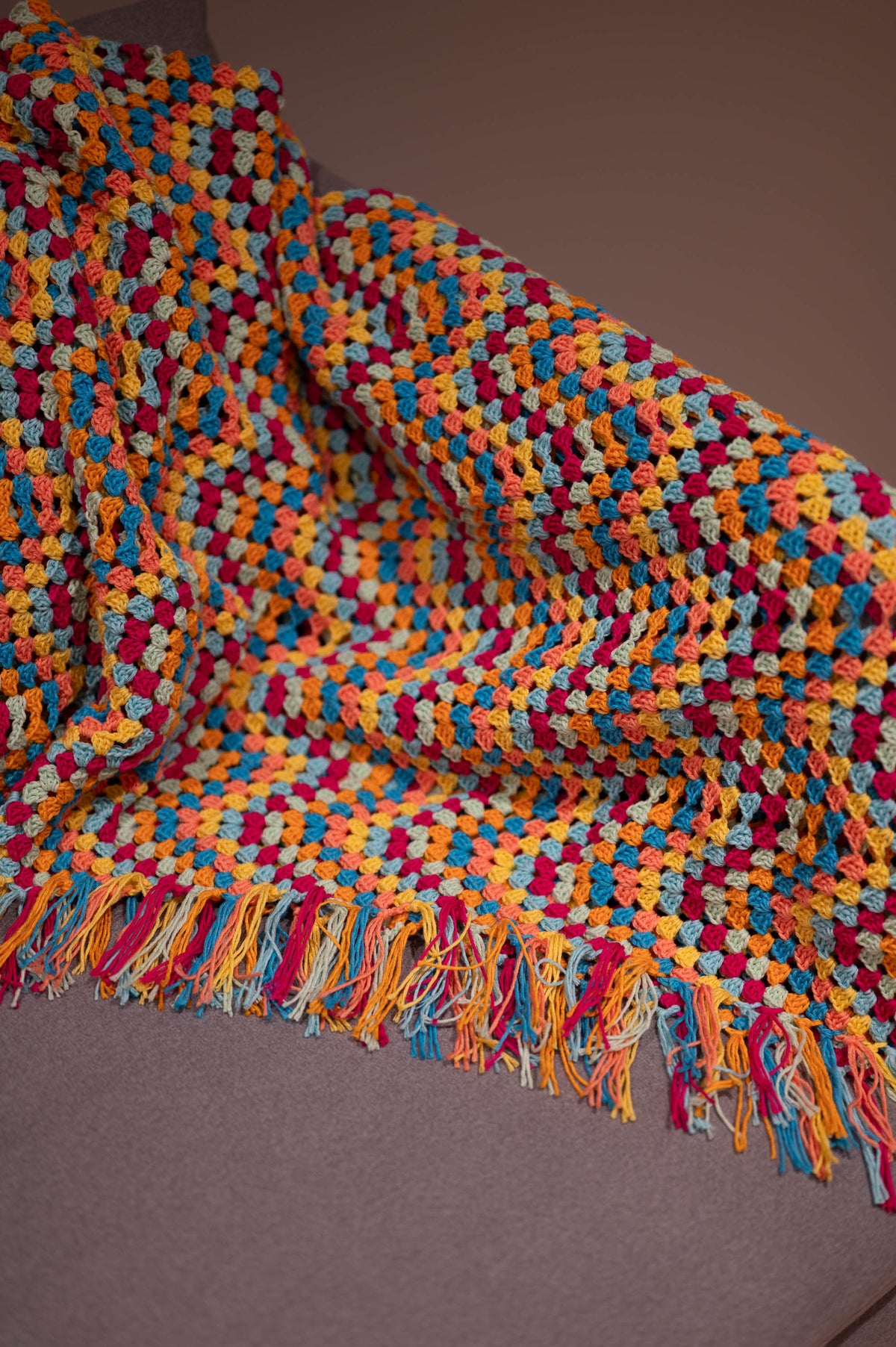 Zig Zag Granny Stitch Blanket Crochet Pattern