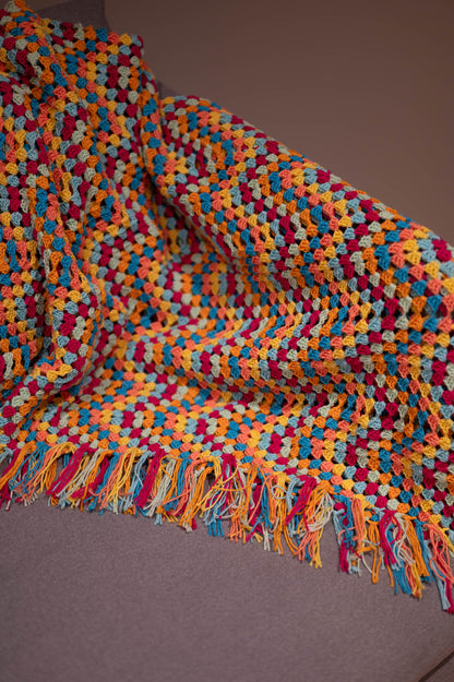 Zig Zag Granny Stitch Blanket Crochet Pattern