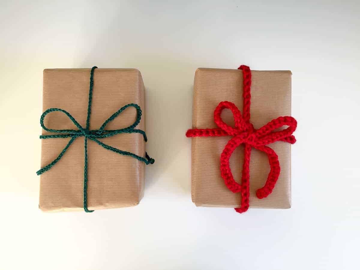 CROCHET PATTERN Gift Wrapping Ribbons Ties Packaging Holidays Seasonal 