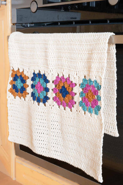 Granny Square Dish Towel Pattern