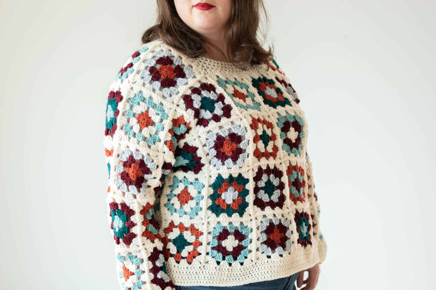 Crochet Granny Square Sweater Pattern – Joy of Motion Crochet