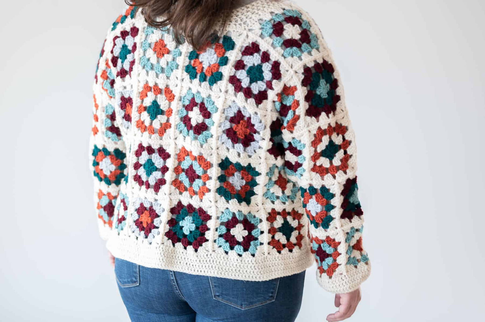 Crochet Granny Square Sweater Pattern – Joy of Motion Crochet